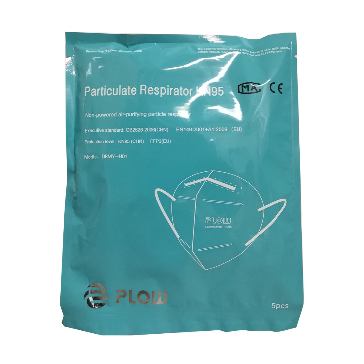 Plow Facial Mascarilla Ffp2 Pack 5Un